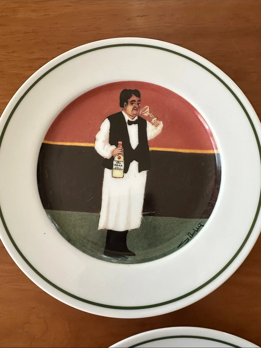 6 Vintage Williams Sonoma Guy Buffet Sommelier Series 7.75” Salad Plates